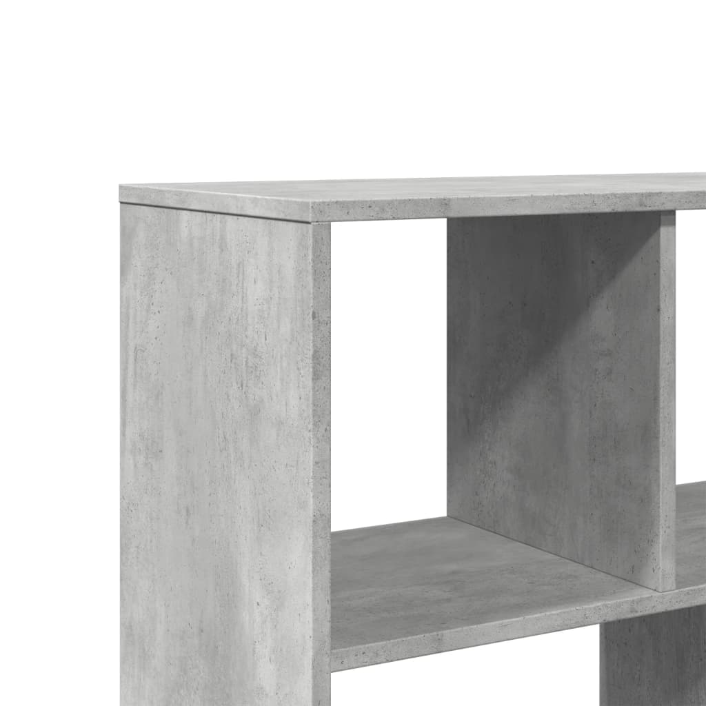 Bookcase Concrete Grey 100x33x156,5 cm Engineered Wood