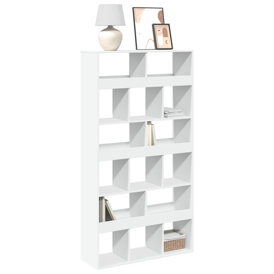 Bookcase White 100x33x187,5 cm Engineered Wood