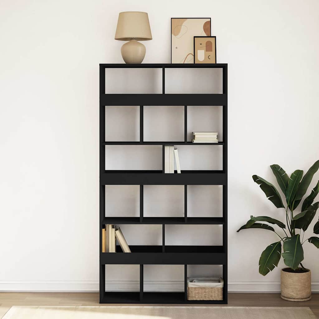 Bookcase Black 100x33x187,5 cm Engineered Wood