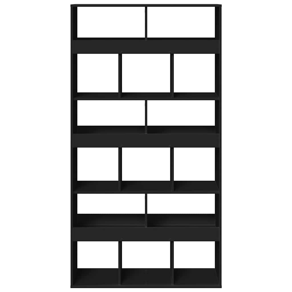 Bookcase Black 100x33x187,5 cm Engineered Wood