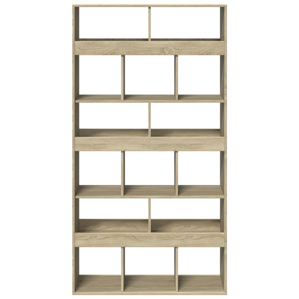 Bookcase Sonoma Oak 100x33x187,5 cm Engineered Wood