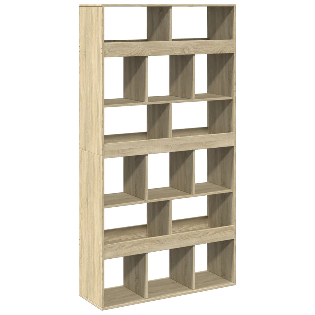 Bookcase Sonoma Oak 100x33x187,5 cm Engineered Wood