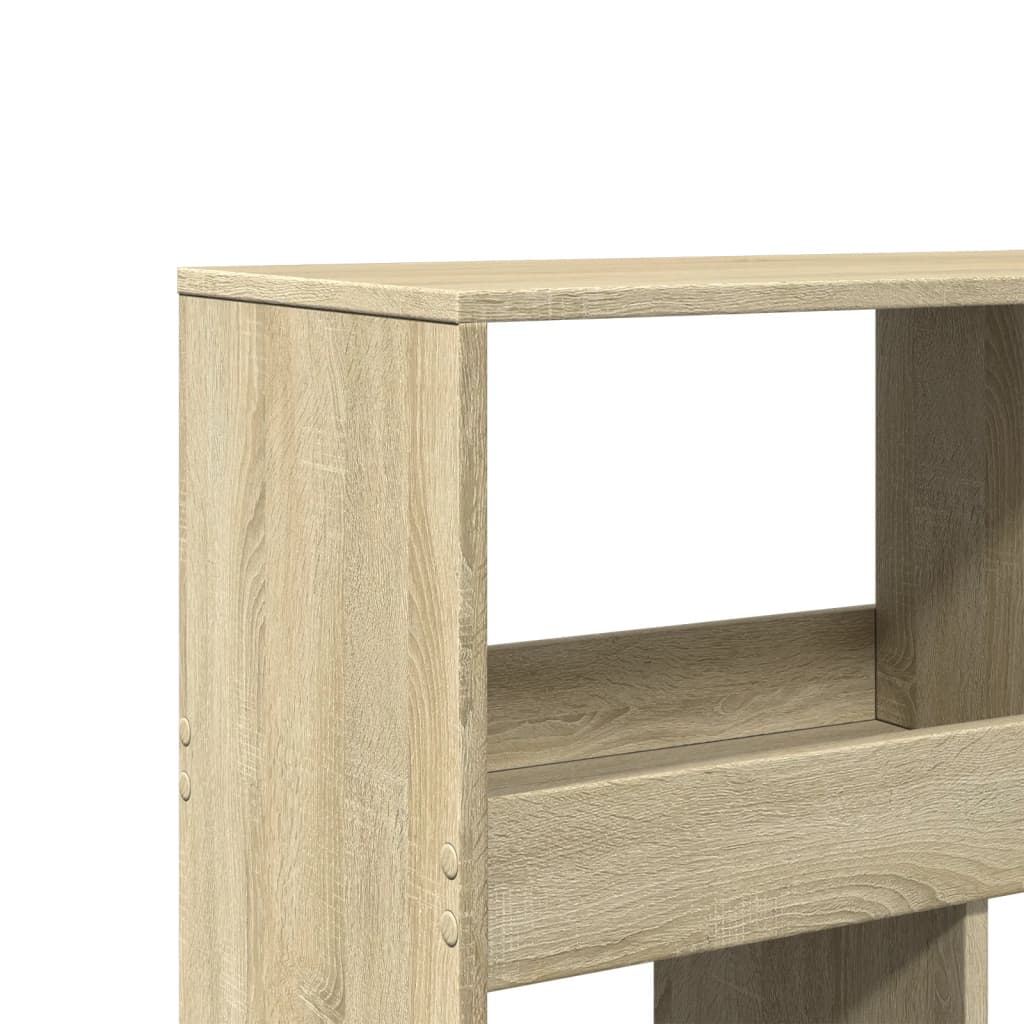 Bookcase Sonoma Oak 100x33x187,5 cm Engineered Wood