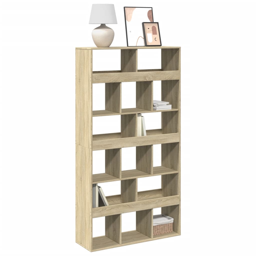Bookcase Sonoma Oak 100x33x187,5 cm Engineered Wood