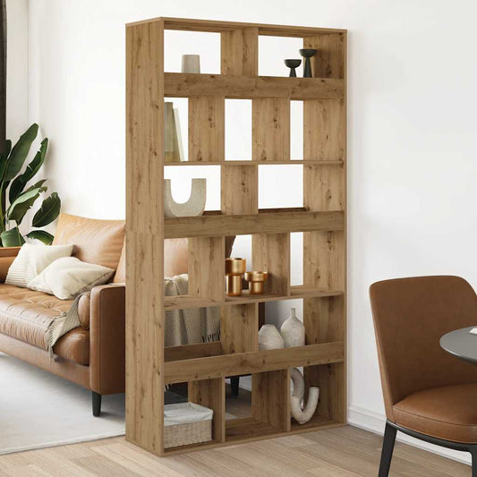 Bookcase Artisan Oak 100x33x187,5 cm Engineered Wood