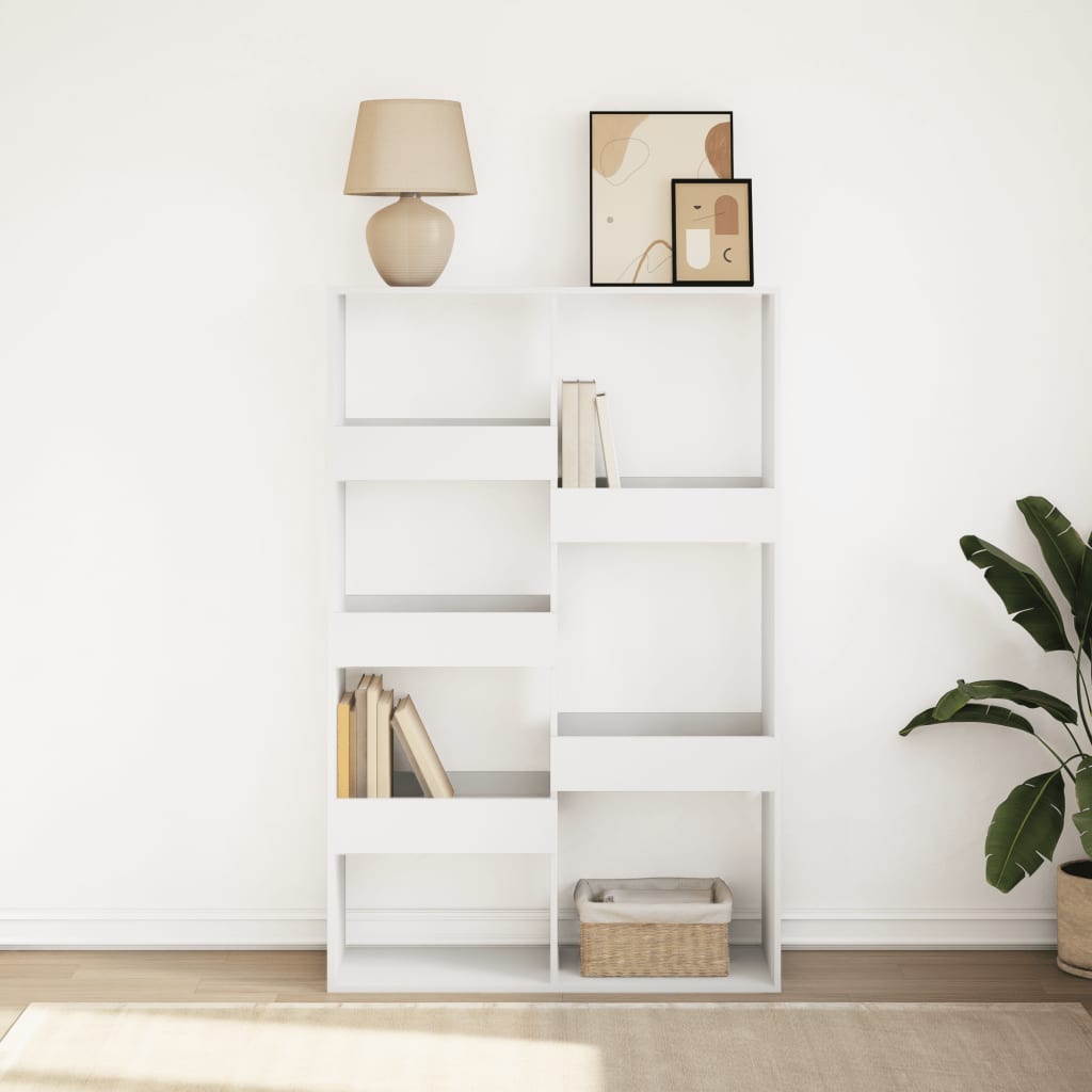 Bookcase White 100x33x155,5 cm Engineered Wood