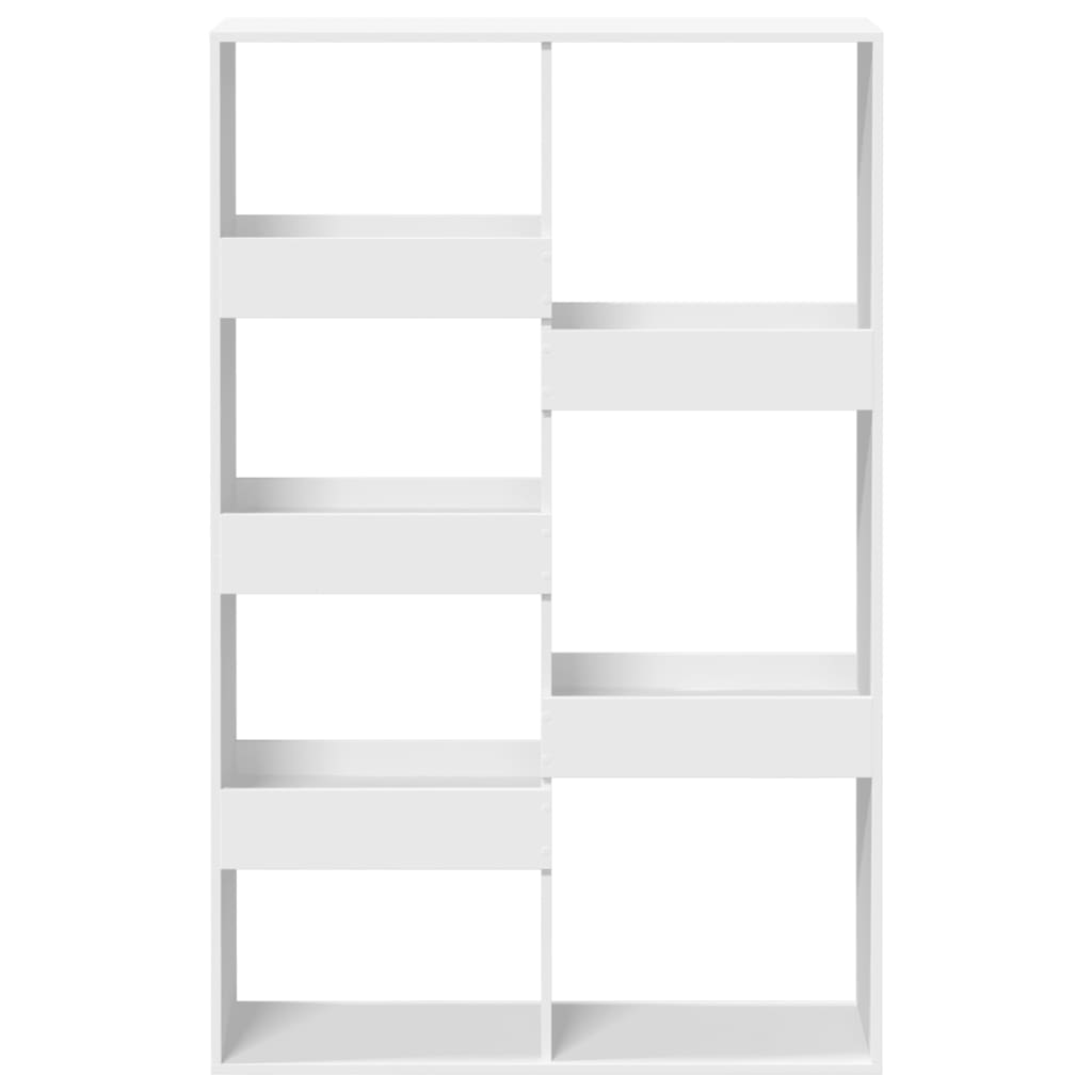 Bookcase White 100x33x155,5 cm Engineered Wood