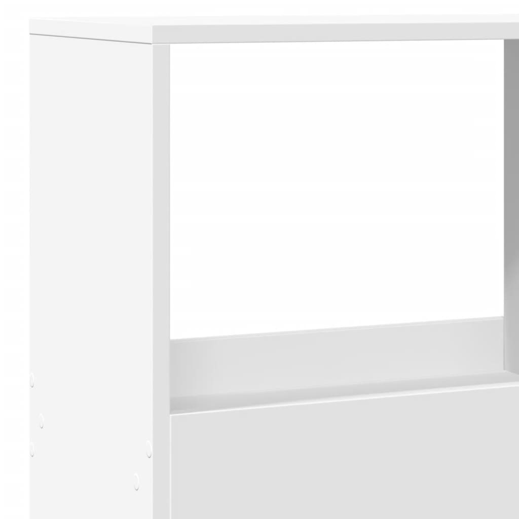 Bookcase White 100x33x155,5 cm Engineered Wood