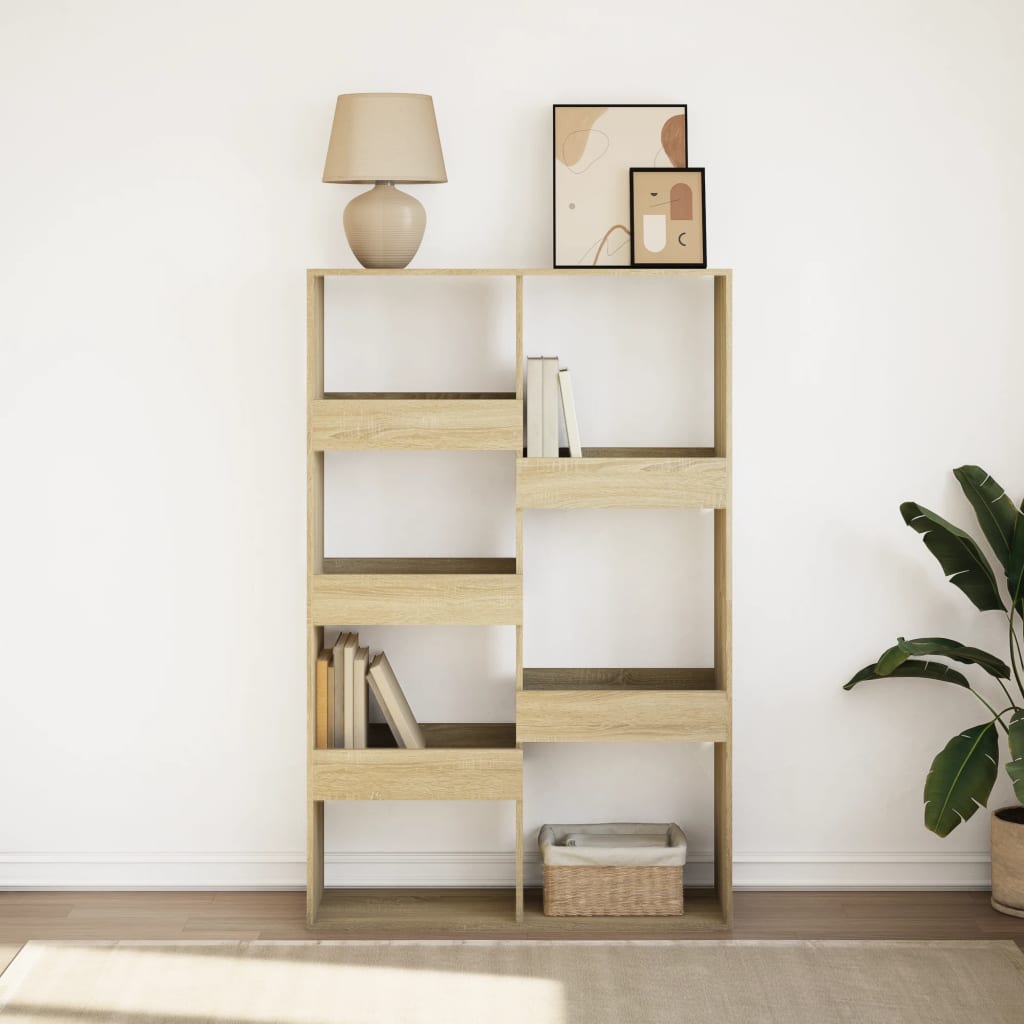 Bookcase Sonoma Oak 100x33x155,5 cm Engineered Wood