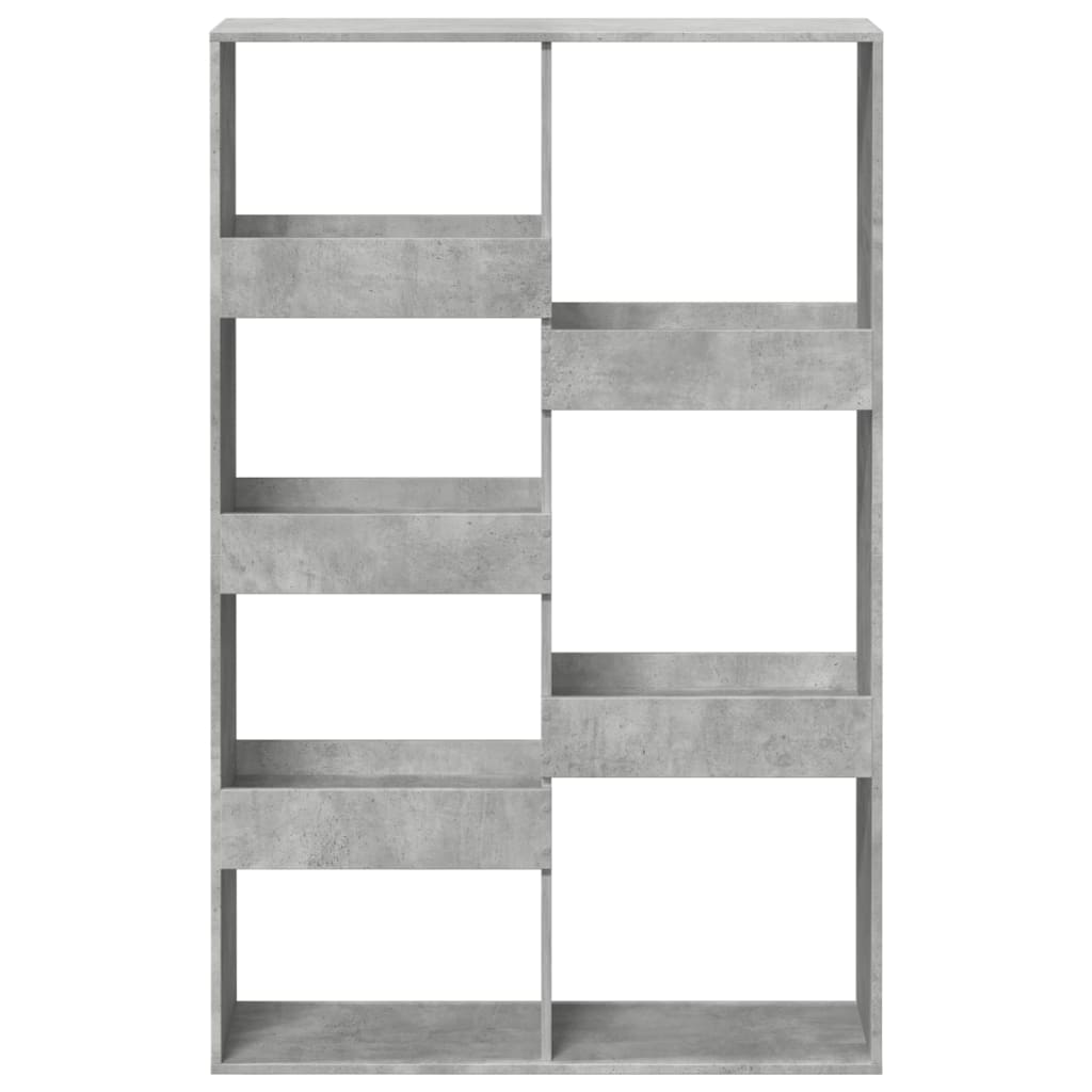 Bookcase Concrete Grey 100x33x155,5 cm Engineered Wood