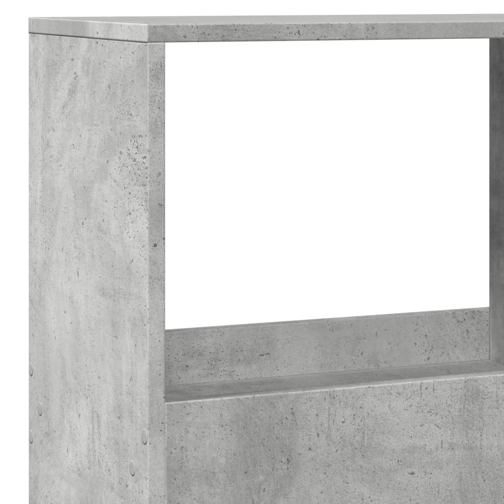 Bookcase Concrete Grey 100x33x155,5 cm Engineered Wood