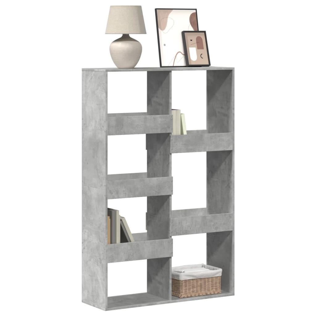 Bookcase Concrete Grey 100x33x155,5 cm Engineered Wood