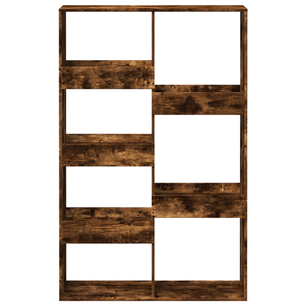 Bookcase Smoked Oak 100x33x155,5 cm Engineered Wood