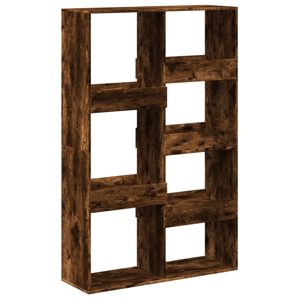 Bookcase Smoked Oak 100x33x155,5 cm Engineered Wood