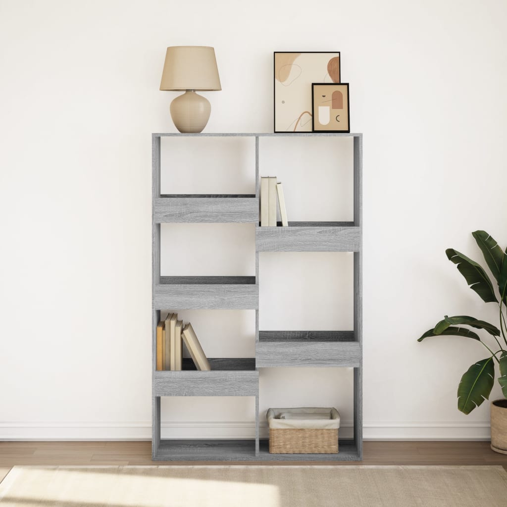 Bookcase Grey Sonoma 100x33x155,5 cm Engineered Wood