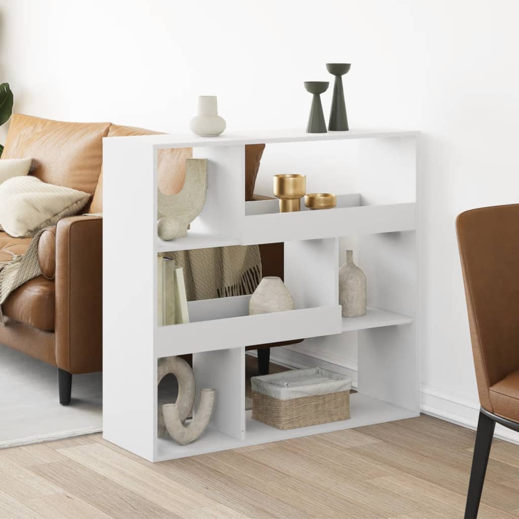 Room Divider White 100x33x94,5 cm Engineered Wood