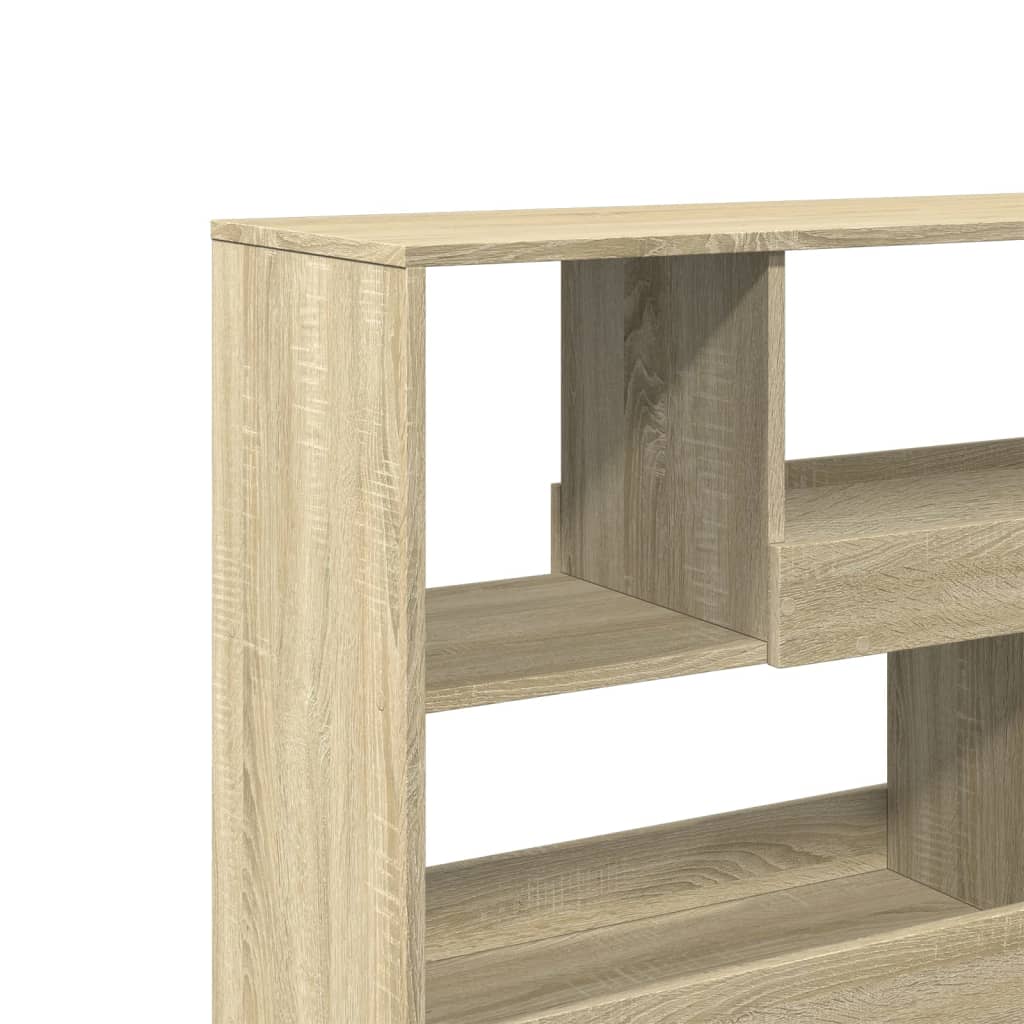Room Divider Sonoma Oak 100x33x94,5 cm Engineered Wood