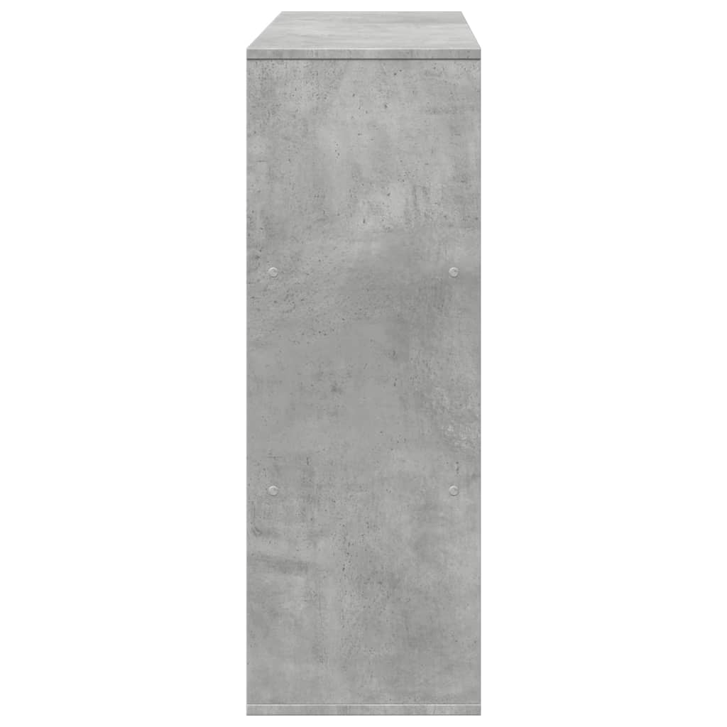 Room Divider Concrete Grey 100x33x94,5 cm Engineered Wood