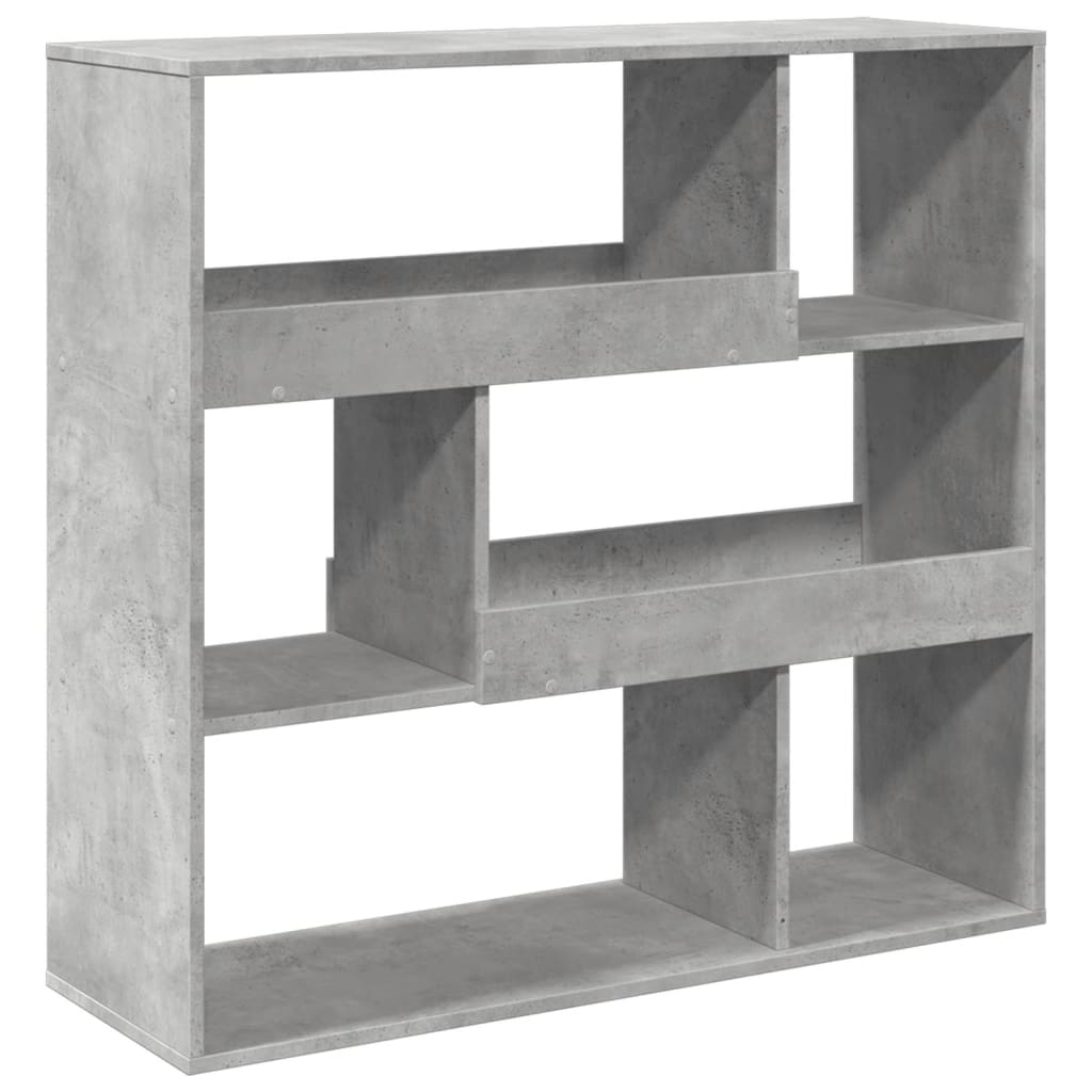 Room Divider Concrete Grey 100x33x94,5 cm Engineered Wood