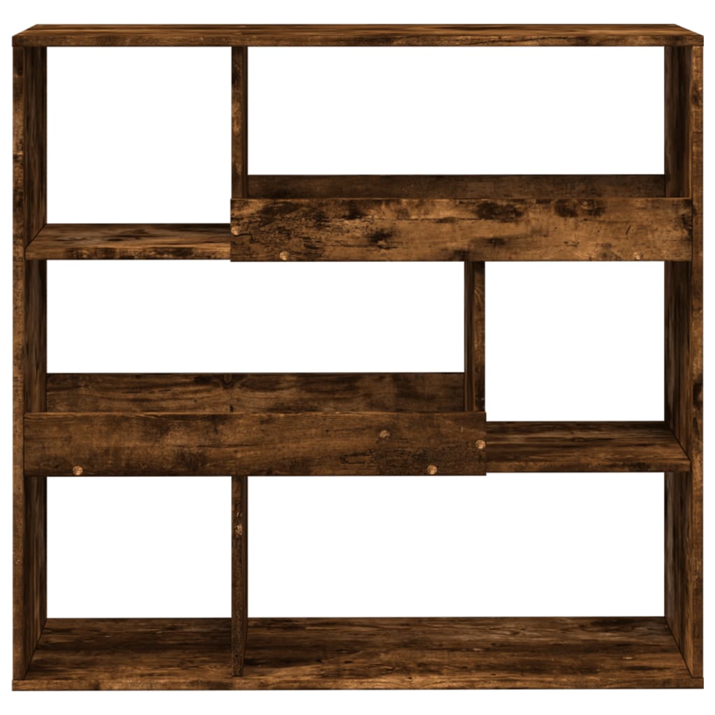 Room Divider Smoked Oak 100x33x94,5 cm Engineered Wood