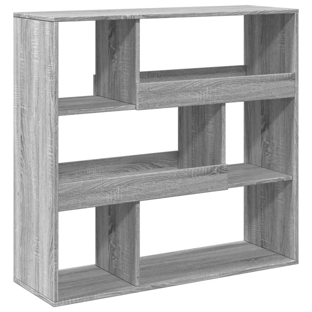 Room Divider Grey Sonoma 100x33x94,5 cm Engineered Wood