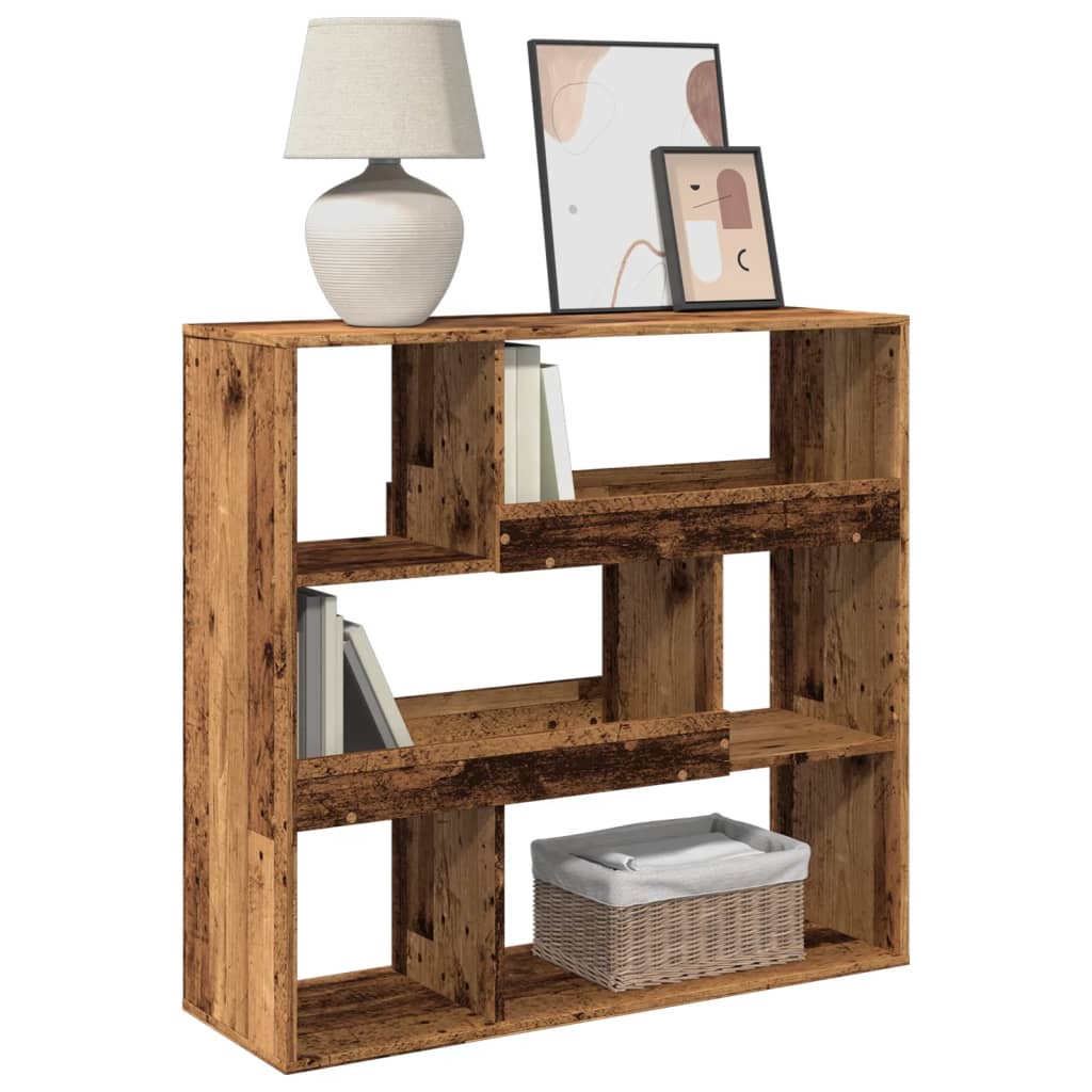 Room Divider Old Wood 100x33x94,5 cm Engineered Wood