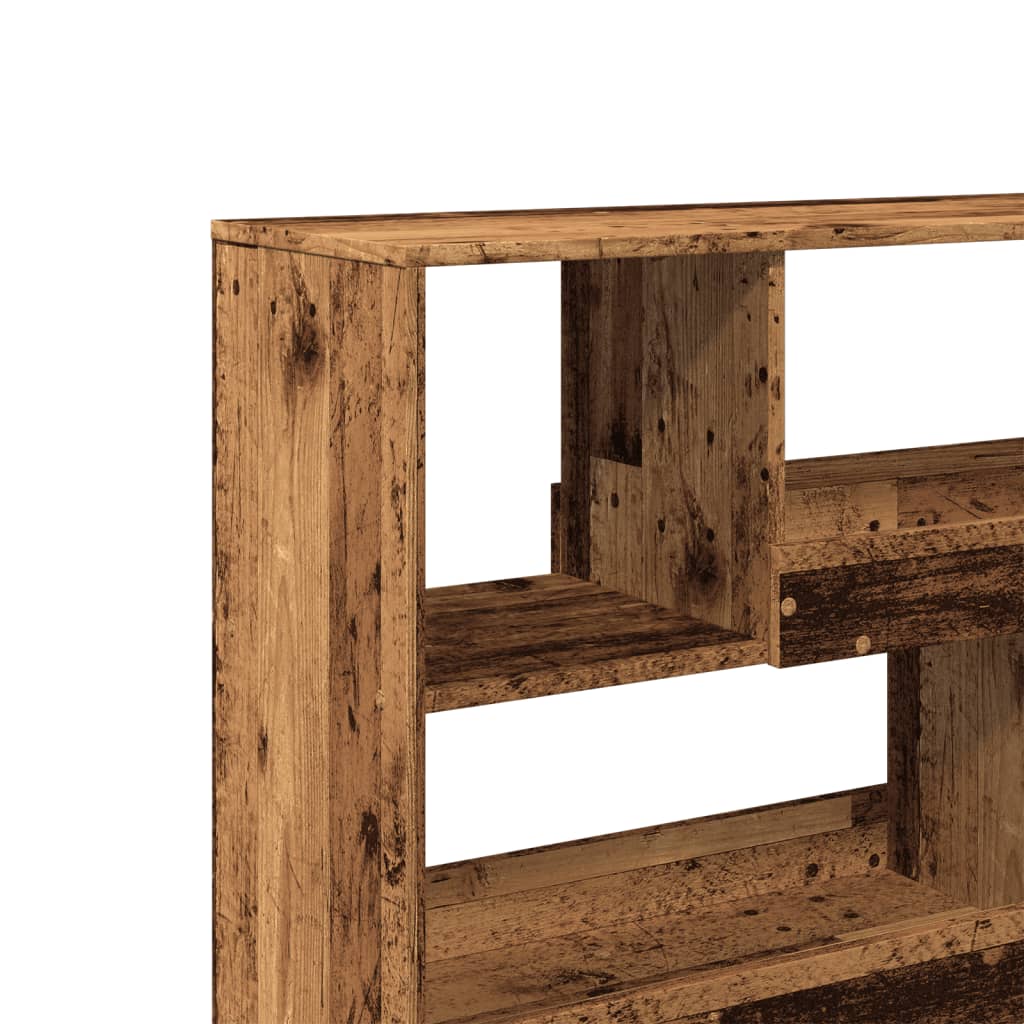 Room Divider Old Wood 100x33x94,5 cm Engineered Wood