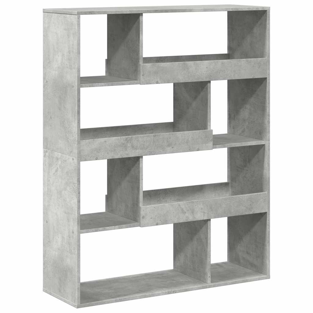 Room Divider Concrete Grey 100x33x125,5 cm Engineered Wood
