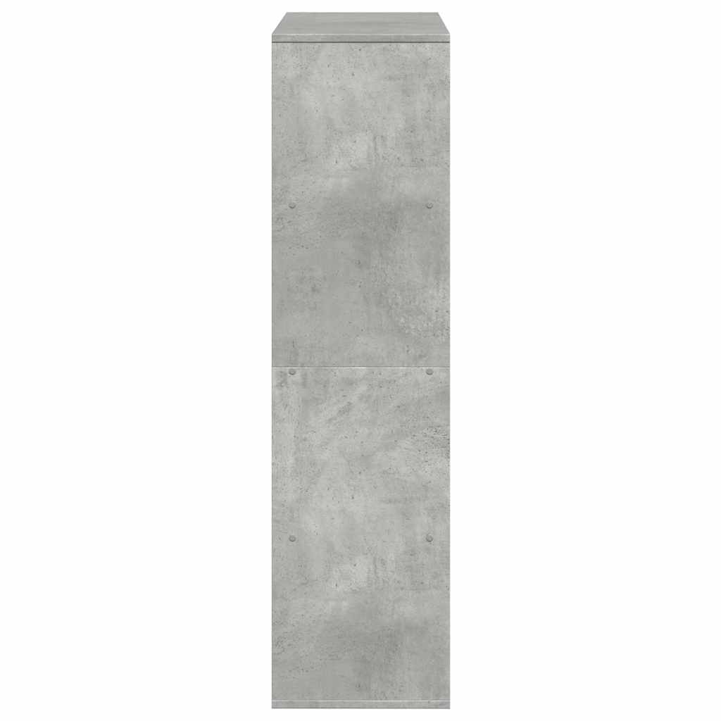 Room Divider Concrete Grey 100x33x125,5 cm Engineered Wood