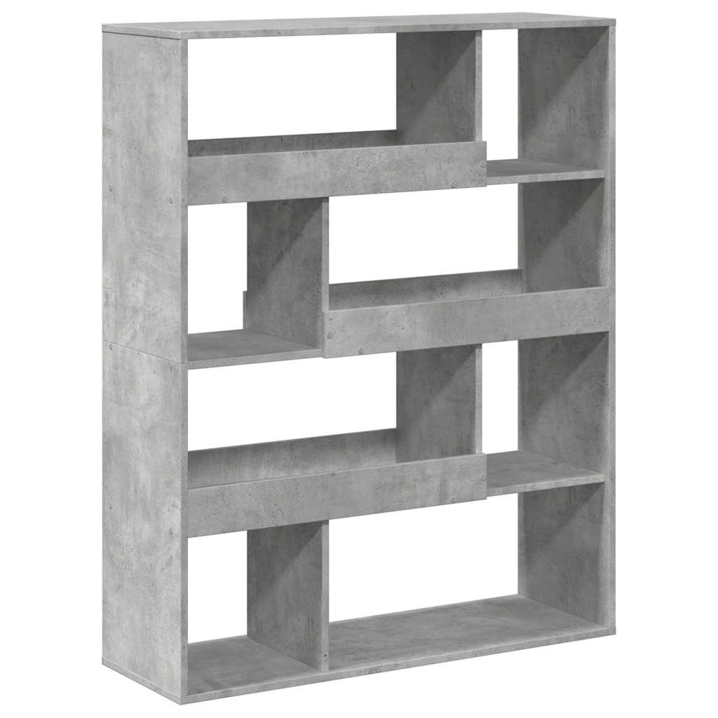 Room Divider Concrete Grey 100x33x125,5 cm Engineered Wood