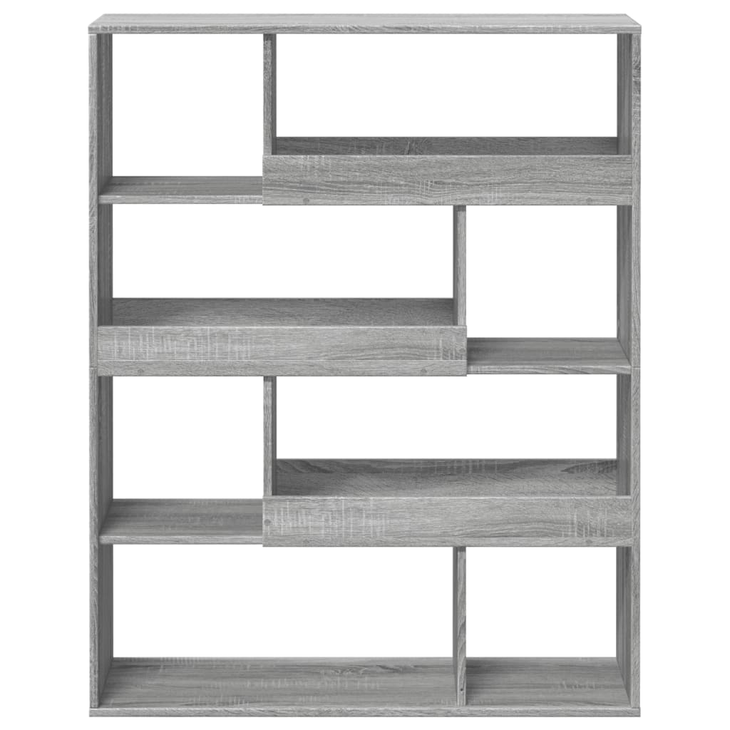 Room Divider Grey Sonoma 100x33x125,5 cm Engineered Wood