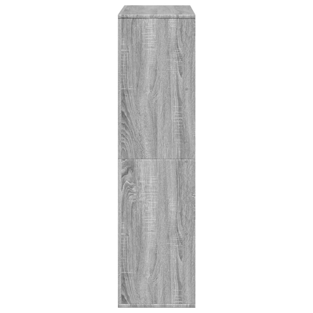 Room Divider Grey Sonoma 100x33x125,5 cm Engineered Wood