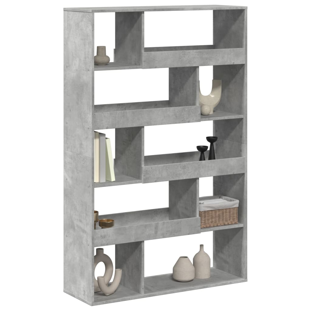 Room Divider Concrete Grey 100x33x156,5 cm Engineered Wood