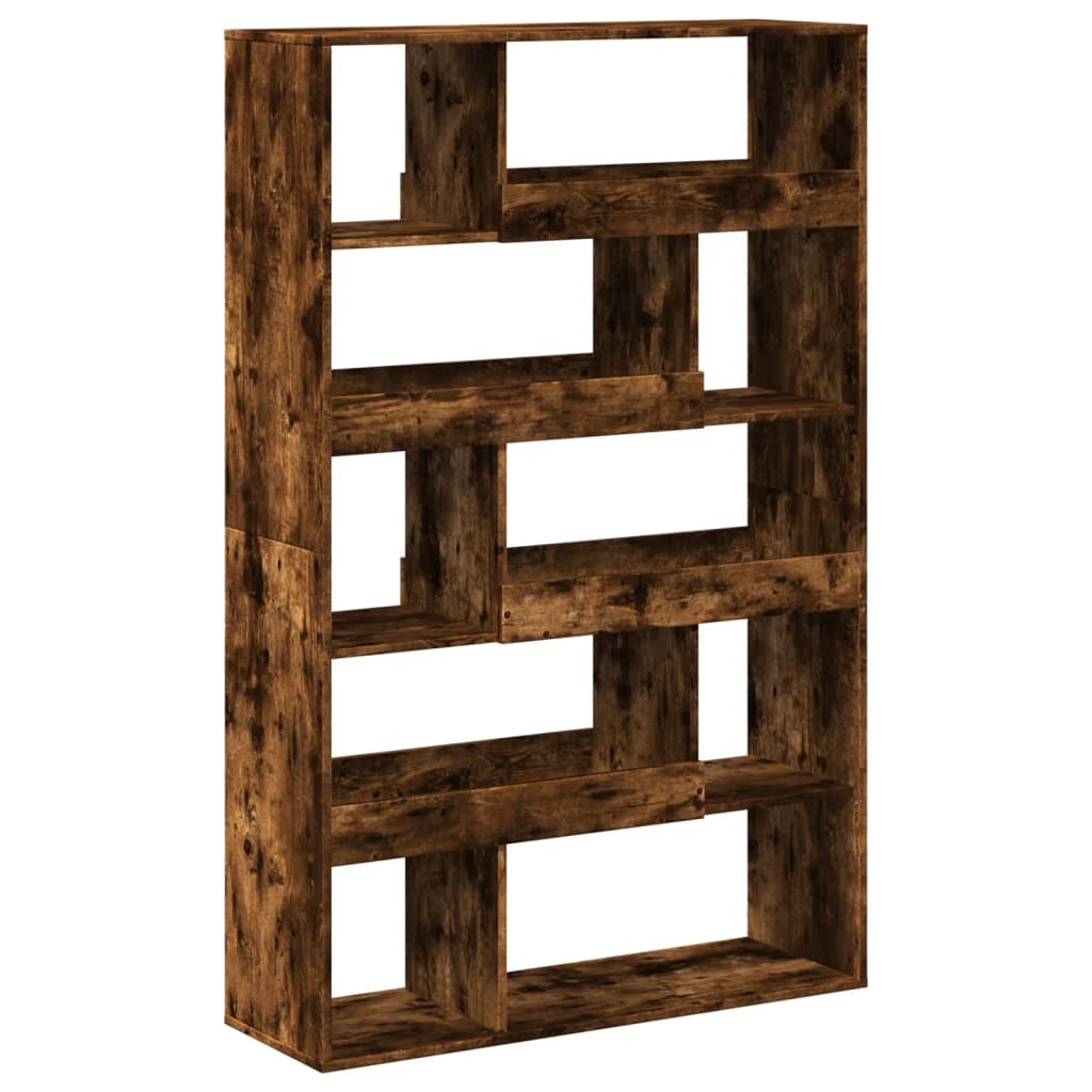 Room Divider Smoked Oak100x33x156,5 cm Engineered Wood