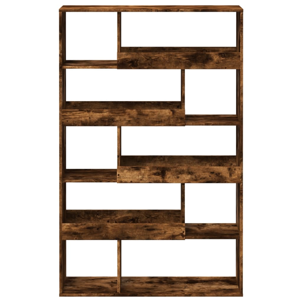 Room Divider Smoked Oak100x33x156,5 cm Engineered Wood