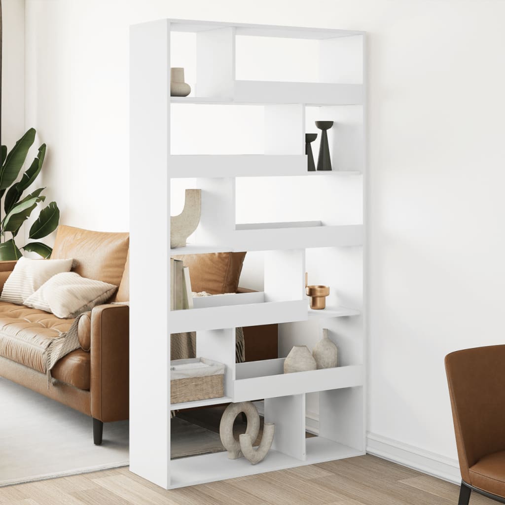 Room Divider White 100x33x187,5 cm Engineered Wood