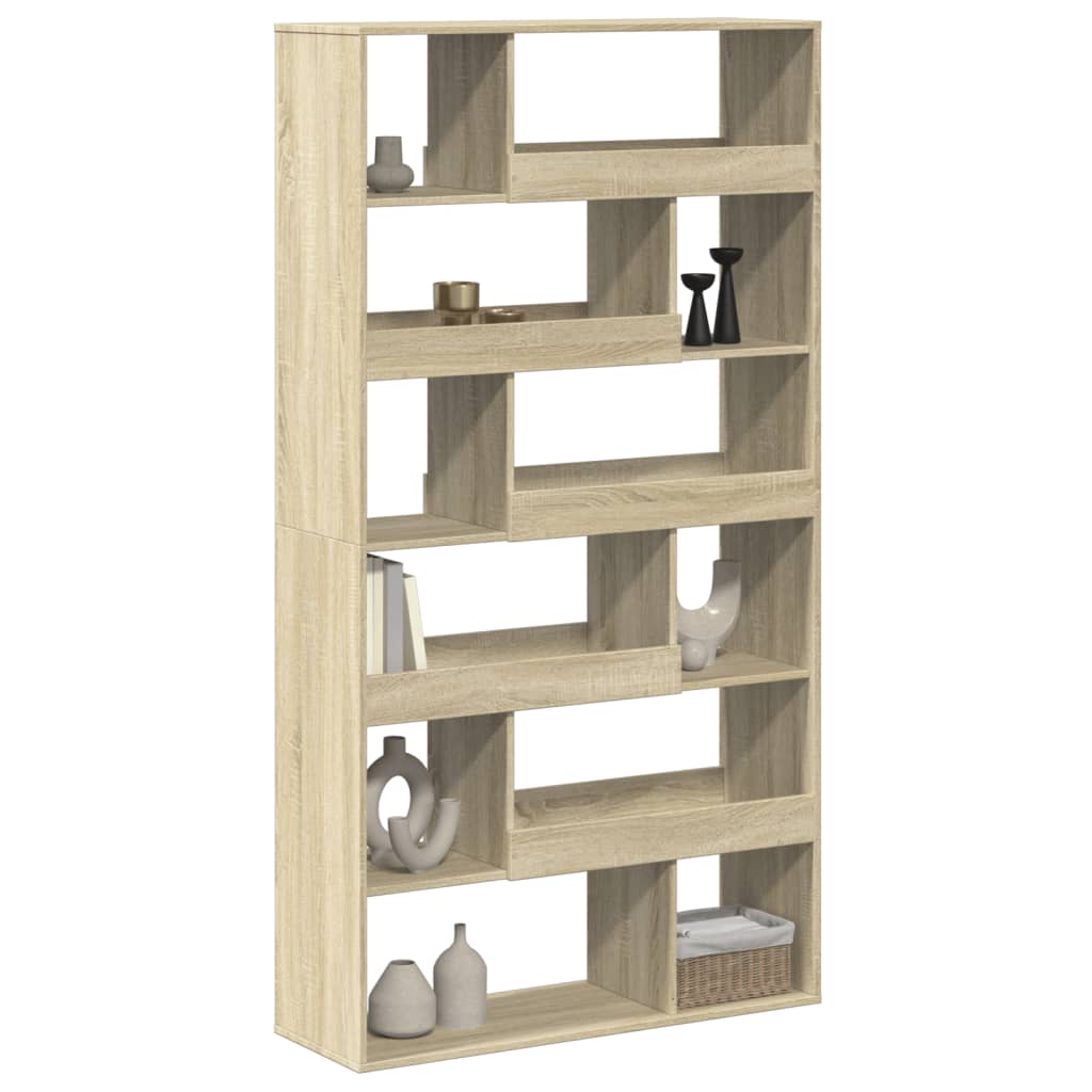 Room Divider Sonoma Oak 100x33x187,5 cm Engineered Wood