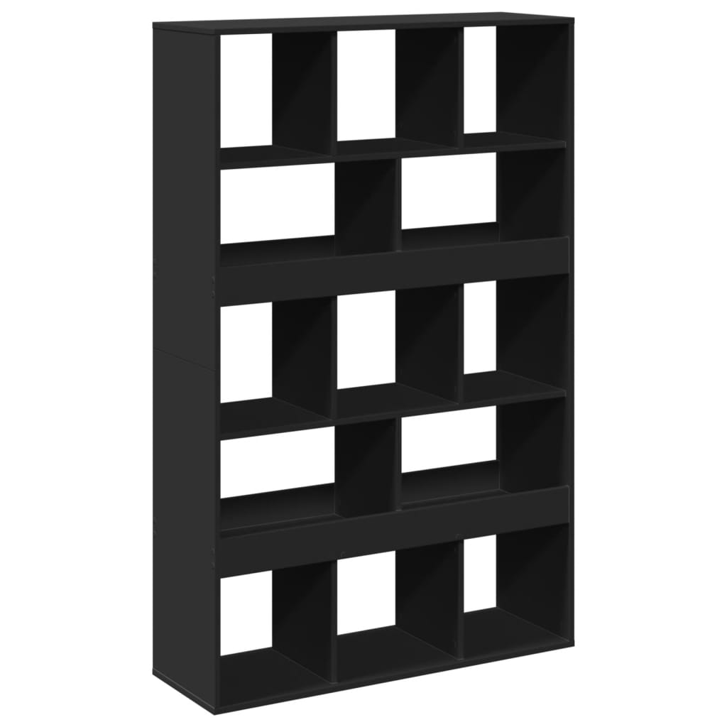 vidaXL Room Divider Black 100x33x156.5 cm Engineered Wood