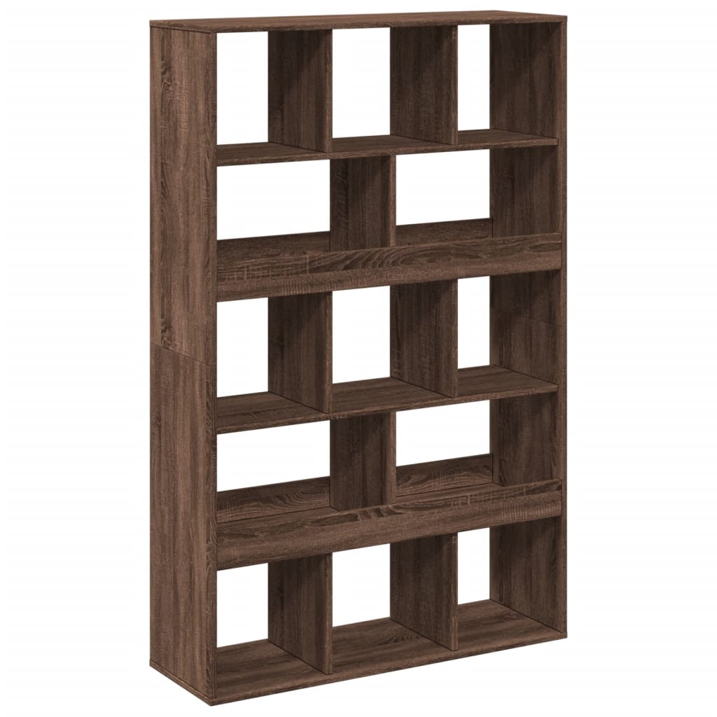 vidaXL Room Divider Brown Oak 100x33x156.5 cm Engineered Wood