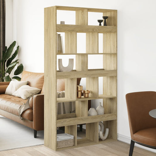 Room Divider Sonoma Oak 100x33x187,5 cm Engineered Wood