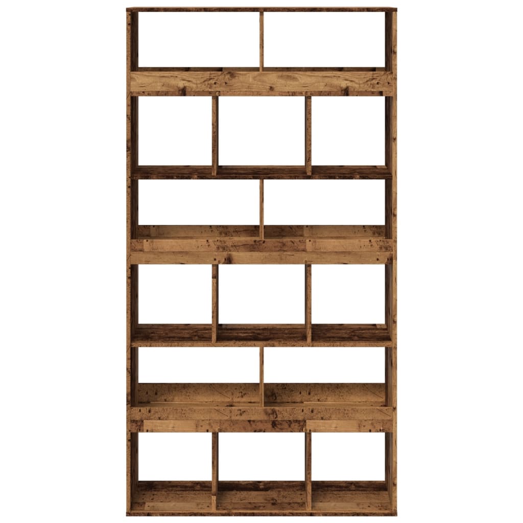 Room Divider Old Wood 100x33x187.5 cm Engineered Wood