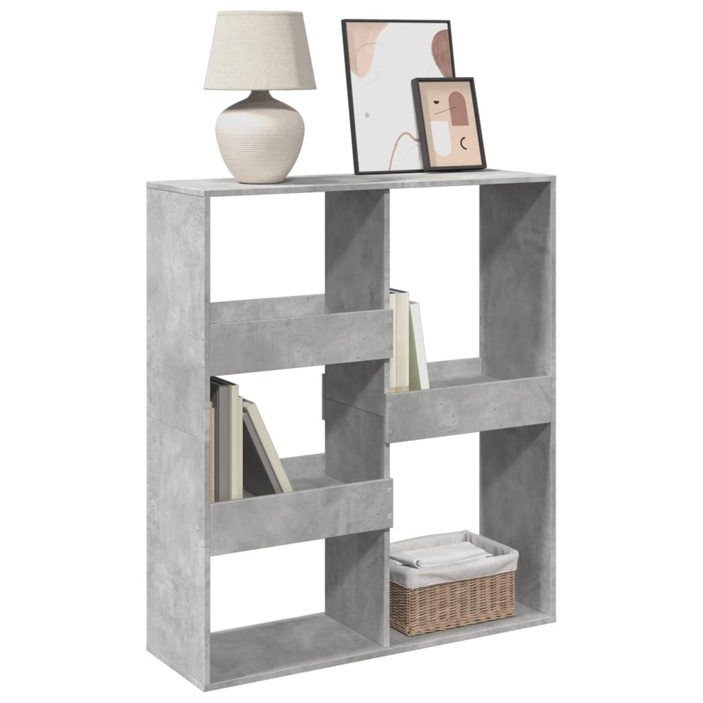 Room Divider Concrete Grey 100x33x115 cm Engineered Wood