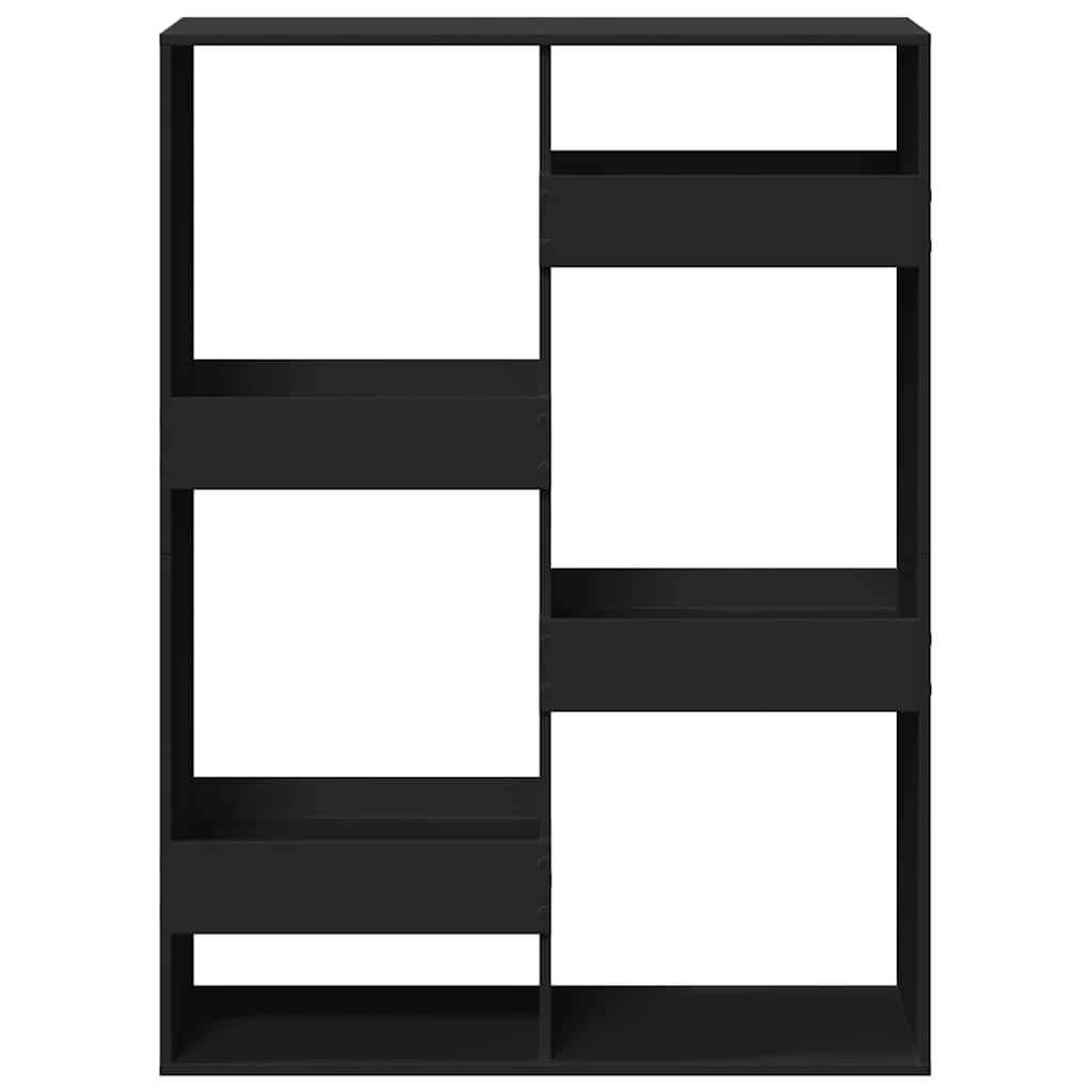 Room Divider Black 100x33x135 cm Engineered Wood