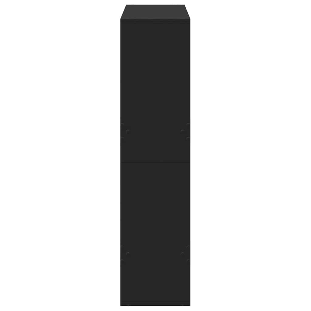 Room Divider Black 100x33x135 cm Engineered Wood