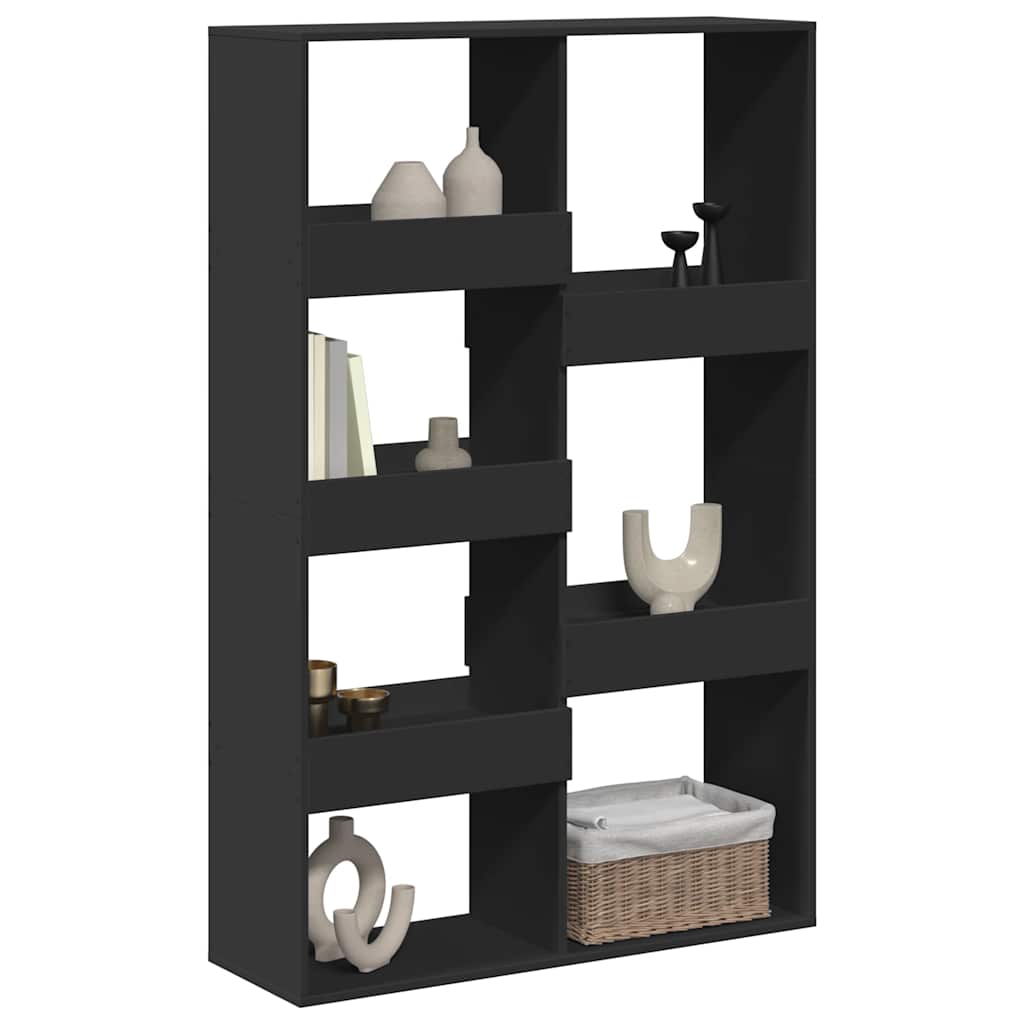 Room Divider Black 100x33x155,5 cm Engineered Wood