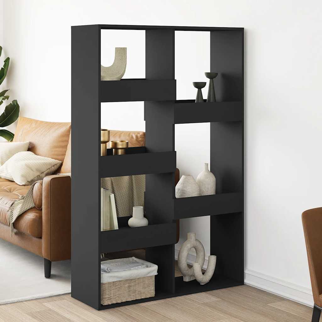 Room Divider Black 100x33x155,5 cm Engineered Wood