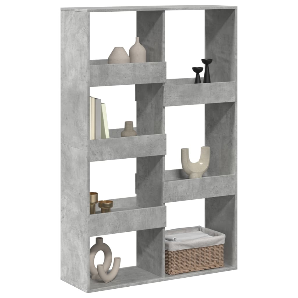Room Divider Concrete Grey 100x33x155,5 cm Engineered Wood