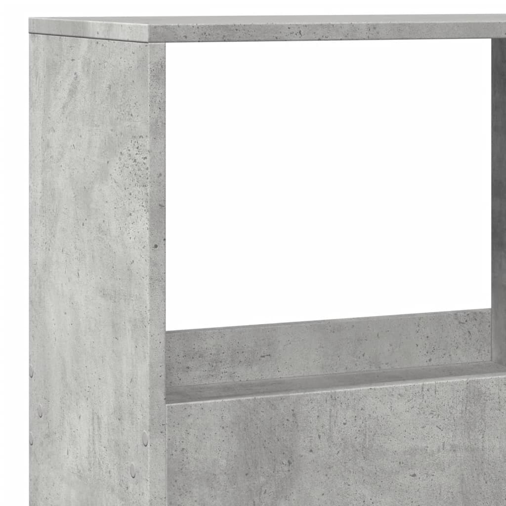 Room Divider Concrete Grey 100x33x155,5 cm Engineered Wood