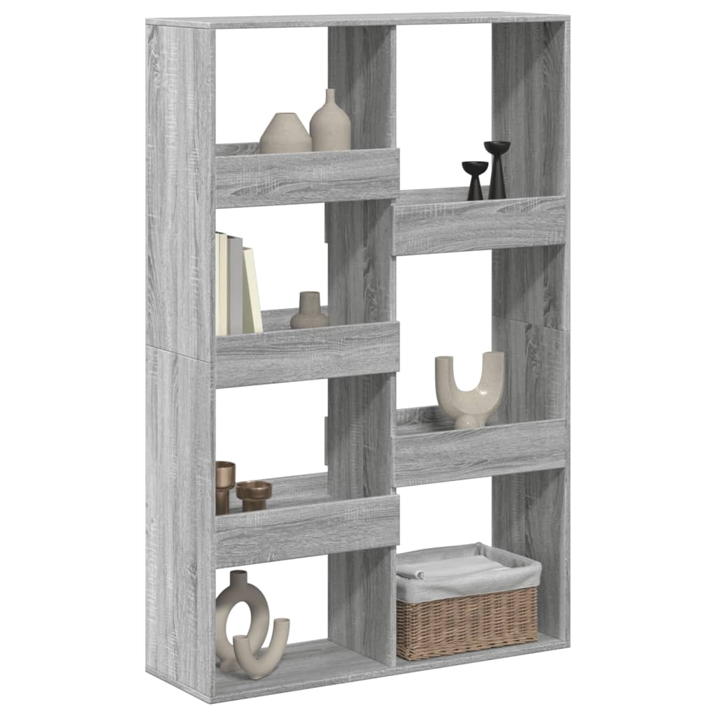 Room Divider Grey Sonoma 100x33x155,5 cm Engineered Wood