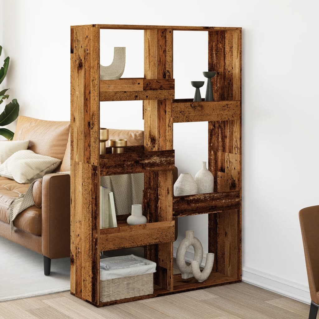 Room Divider Old Wood 100x33x155,5 cm Engineered Wood